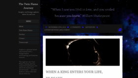 What Thetwinflamejourney.com website looked like in 2020 (4 years ago)