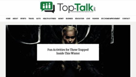 What Top-talk.net website looked like in 2020 (4 years ago)