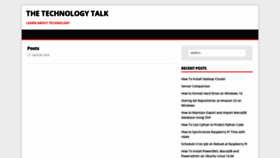 What Thetektalk.com website looked like in 2020 (4 years ago)