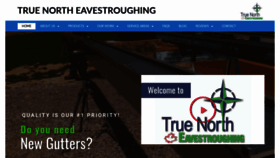 What Truenorthgutters.ca website looked like in 2020 (4 years ago)