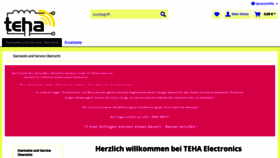 What Teha-electronics.de website looked like in 2020 (4 years ago)