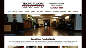 What Tropicfloorsinc.com website looked like in 2020 (4 years ago)