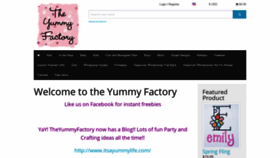 What Theyummyfactory.com website looked like in 2020 (4 years ago)