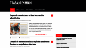 What Trabajoenmiami.com website looked like in 2020 (4 years ago)