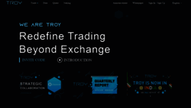 What Troytrade.com website looked like in 2020 (4 years ago)