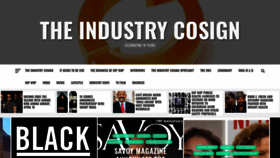 What Theindustrycosign.com website looked like in 2020 (4 years ago)