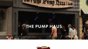 What Thepumphaus.com website looked like in 2020 (4 years ago)