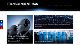 What Transcendentman.com website looked like in 2020 (4 years ago)