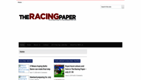 What Theracingpaper.co.uk website looked like in 2020 (4 years ago)