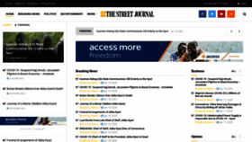What Thestreetjournal.org website looked like in 2020 (4 years ago)