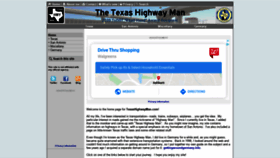 What Texashighwayman.com website looked like in 2020 (4 years ago)