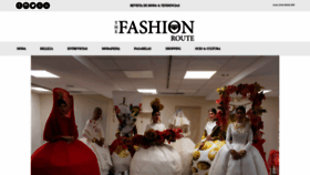 What Thefashionroute.com website looked like in 2020 (4 years ago)