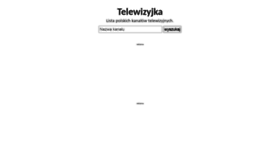 What Telewizyjka.pl website looked like in 2020 (4 years ago)