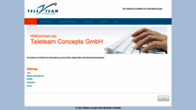 What Teleteam-concepts.de website looked like in 2020 (4 years ago)