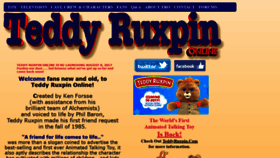 What Teddyruxpinonline.com website looked like in 2020 (4 years ago)