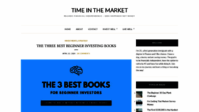 What Timeinthemarket.com website looked like in 2020 (4 years ago)