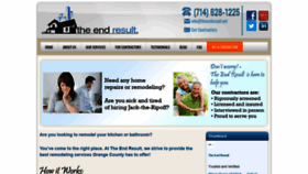 What Theendresult.net website looked like in 2020 (4 years ago)