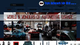 What Toyoautopark.net website looked like in 2020 (4 years ago)