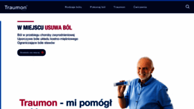 What Traumon.pl website looked like in 2020 (4 years ago)
