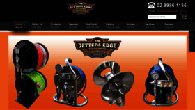 What Thejettersedge.com.au website looked like in 2020 (4 years ago)