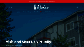 What Theruckusliving.com website looked like in 2020 (4 years ago)
