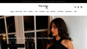 What Theedgeclothing.com website looked like in 2020 (4 years ago)
