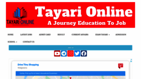 What Tayarionline.com website looked like in 2020 (4 years ago)