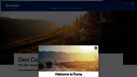 What Truma.com website looked like in 2020 (4 years ago)