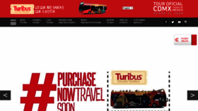 What Turibus.com.mx website looked like in 2020 (3 years ago)