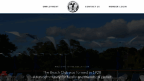 What Thebeachclub1928.org website looked like in 2020 (4 years ago)