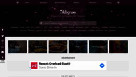 What Tiktogram.com website looked like in 2020 (4 years ago)