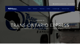What Trans-ontario.com website looked like in 2020 (4 years ago)