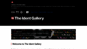 What Theident.gallery website looked like in 2020 (3 years ago)