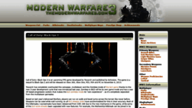 What Themodernwarfare3.com website looked like in 2020 (4 years ago)
