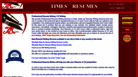 What Timesresumes.com website looked like in 2020 (4 years ago)