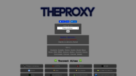 What Theproxy.ws website looked like in 2020 (4 years ago)