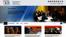 What Teslontario.org website looked like in 2020 (3 years ago)