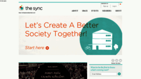 What Thesync.org website looked like in 2020 (4 years ago)
