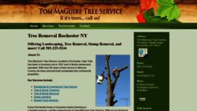 What Tommaguiretreeservice.com website looked like in 2020 (4 years ago)
