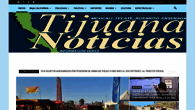 What Tijuananoticias.info website looked like in 2020 (4 years ago)