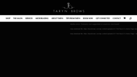 What Tarynbrows.com website looked like in 2020 (4 years ago)