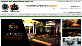 What Thailandpooltables.com website looked like in 2020 (3 years ago)