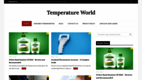 What Temperatureworld.com website looked like in 2020 (4 years ago)