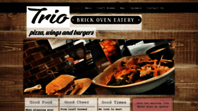 What Trioeatery.com website looked like in 2020 (4 years ago)