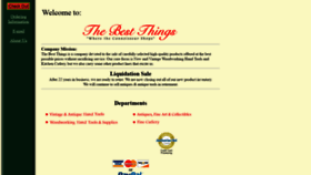 What Thebestthings.com website looked like in 2020 (3 years ago)