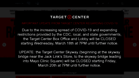 What Targetcenter.com website looked like in 2020 (4 years ago)