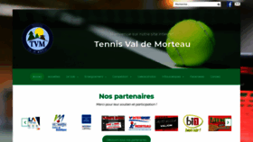 What Tennis-val-morteau.com website looked like in 2020 (4 years ago)