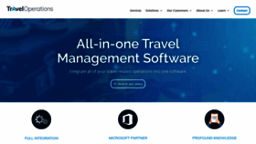 What Traveloperations.com website looked like in 2020 (4 years ago)
