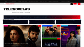 What Telenovelasweb.com website looked like in 2020 (3 years ago)
