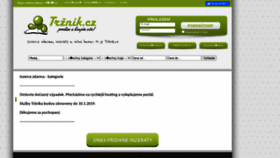 What Trznik.cz website looked like in 2020 (4 years ago)